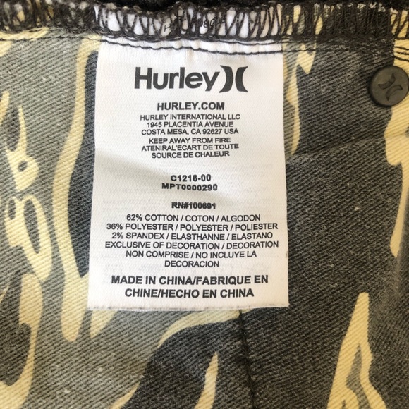 Hurley Dri Fit Gray Pants Jeans 32 - Picture 9 of 9